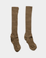Mohair Wool Cable Knit Knee High Sock (+4 colors)