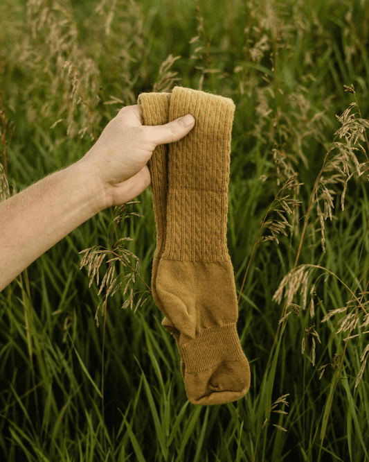 The Cable Knit Knee High Sock