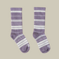 Mohair Wool Striped Crew Sock for Everyday (+6 colors)