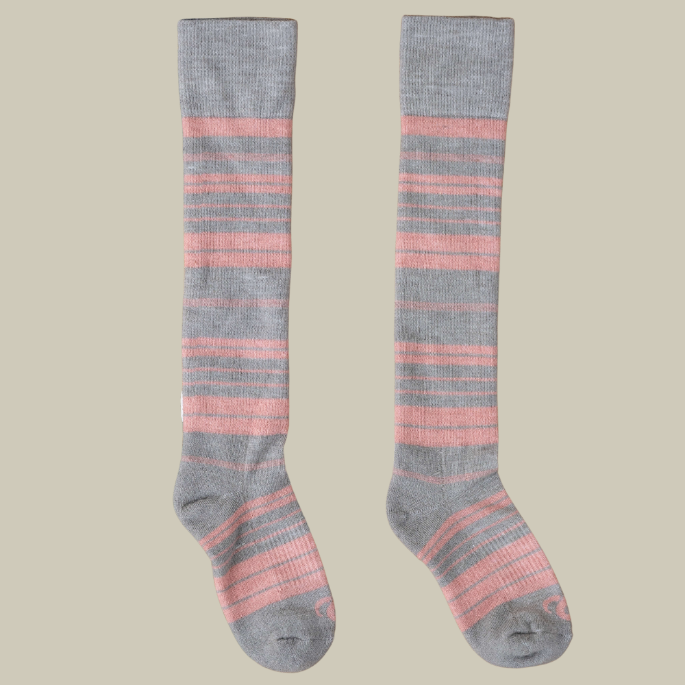 Mohair Wool Striped Knee High Sock for Everyday (+7 colors)