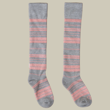 Mohair Wool Striped Knee High Sock for Everyday (+7 colors)